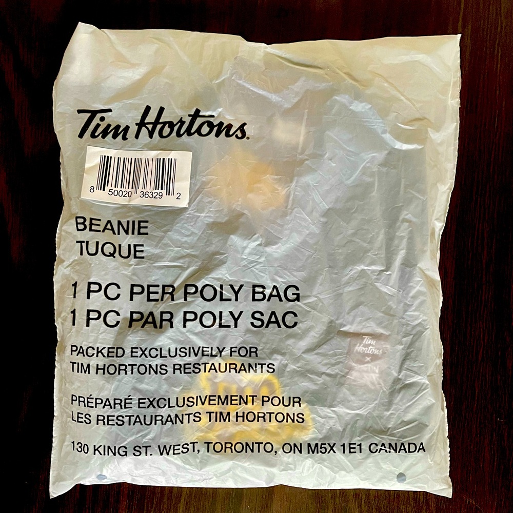Tim Horton’s x Justin Bieber “TimBiebs” Hat/Toque/Beanie - Still Sealed!